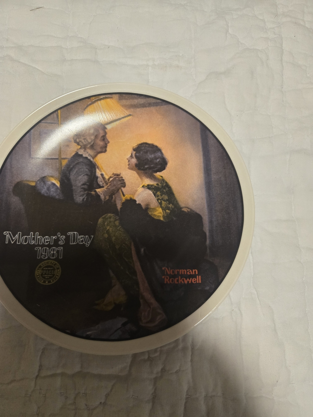Collector Plates Norman Rockwell Title After The Party